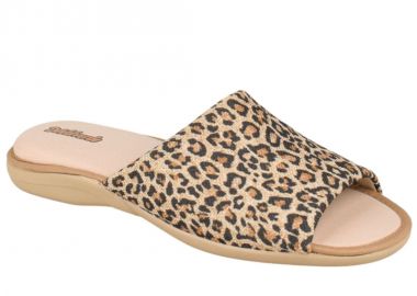 Παντόφλες γυναικείες | Υφασμάτινες | DeValverde | 516503 | Λεοπάρ - DeValverde - 